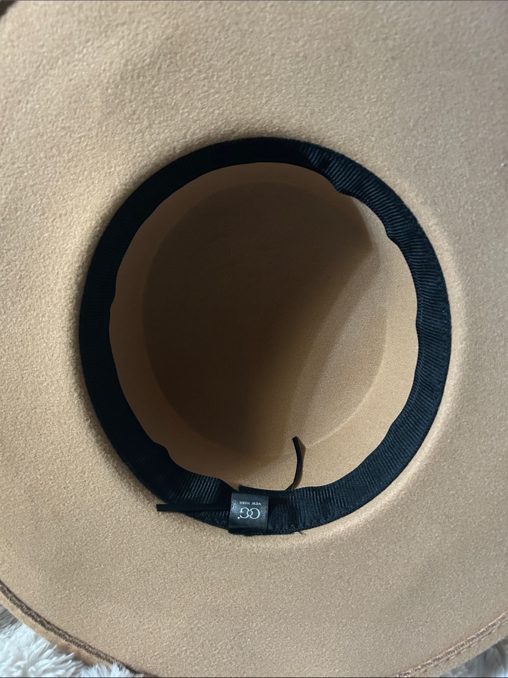 One of one running horses wide brim hat - Picture 3 of 4